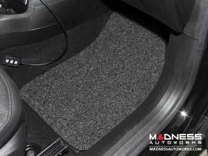 Jeep Renegade All Weather Floor Mats - Front + Rear - Rubber Woven Carpet - Black + Grey Jeep Renegade All Weather Floor Mats - Front + Rear - Rubber Woven Carpet - Black + Grey